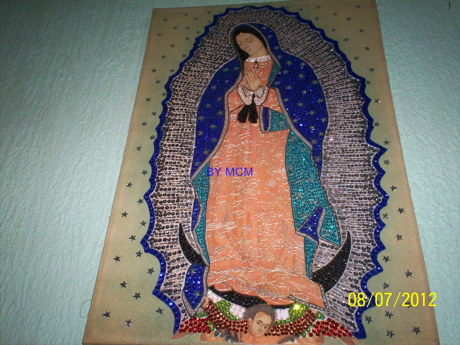 real Virgen trabajo de mano real Virgen trabajo de mano